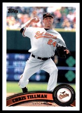 Chris Tillman 2011 Topps #636 Orioles MLB READ FREE SHIPPING AutographDen