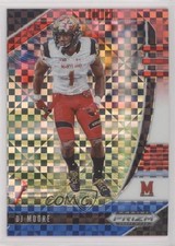 2020 Panini Prizm Draft Picks Red White & Blue Prizm 88/99 DJ Moore #39 0z8z