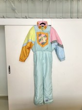 Genuine 80s/90s Pastel Colour block Ski Suit