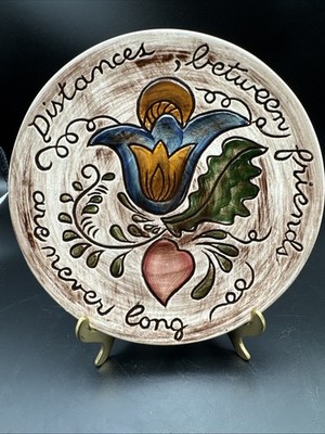 1979 Kutztown Folk Festival Hand Made PA Dutch Art  Distances Between Friends...