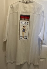 Tommy Bahama Burn Cigar Lounge Camp Shirt Silk Men  s XL Original Fit