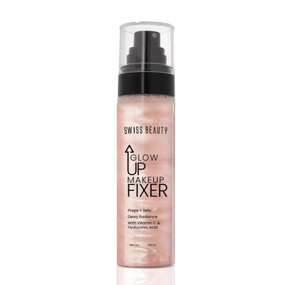 Swiss Beauty Glow Up Makeup Fixer | Preps + Sets | | For Face & Body 100ml