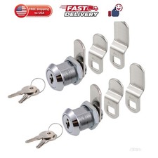 Cabinet Cam Lock, 5/8 Inch Keyed Alike Cam Locks Secure File Drawer Door Mail...