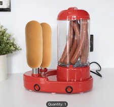 Treat Factory Hot Dog Maker Combination Electric Steamer and Bread Roll Heater