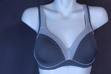 NATORI 752147 Underwire Lined Gray Zen Convertible Sport Bra 32G