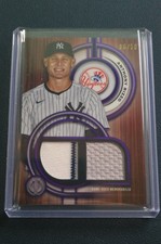 2025 Topps Tribute - Single Player Dual Relics Anthony Rizzo #DR-AR Purple...