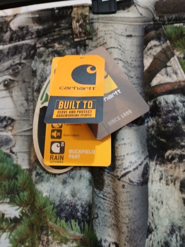 Carhartt Rain Defender TrueTimber Camo Hunting Pants 2XL New With Tags - Picture 2 of 10