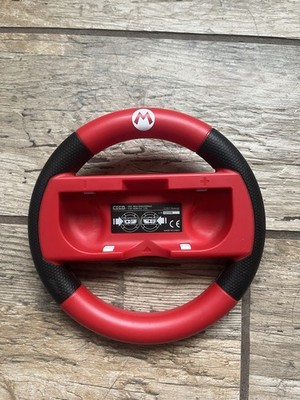 Hori Mario Kart 8 Deluxe Red Steering Wheel Nintendo Switch Joy-Con Controller 