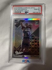 2019 Panini Donruss Optic-  Zion Williamson - Holo The Rookies PSA 10