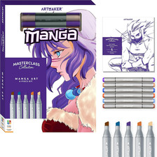 Art Maker Masterclass Collection: How to Draw Manga Kit - Adults Drawing Kit D
