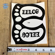 1970s Eelco Feet Auto Accessories - Laminated Vintage Sticker Pikes Peak Racing 1970s Eelco Feet Auto Accessories - Laminated Vintage Sticker Pikes Peak Racing