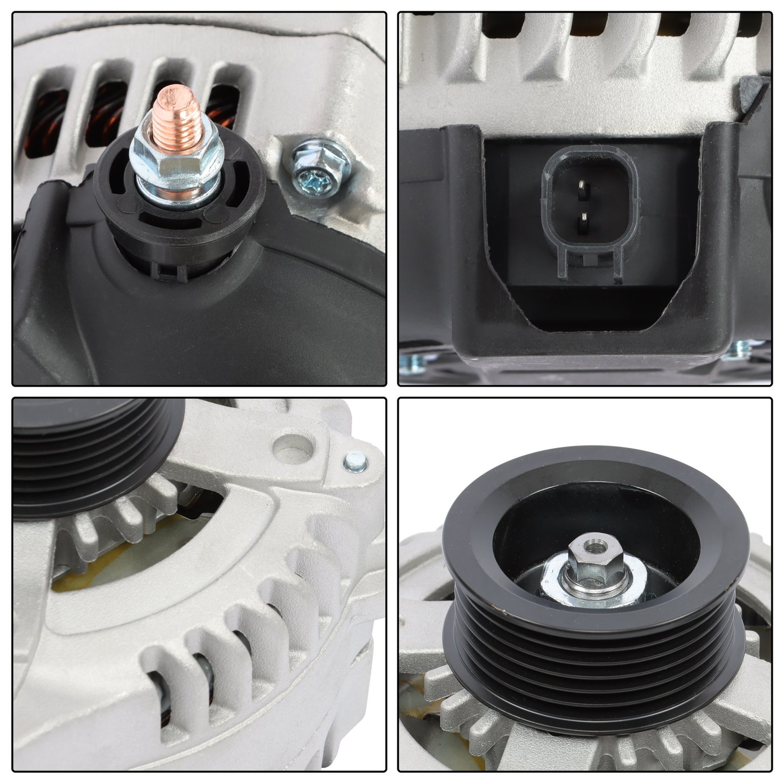 For Jeep Wrangler 2012-18 Wrangler JK V6 3.6L 160A 12V CCW 6-Groove Alternator thumbnail 10