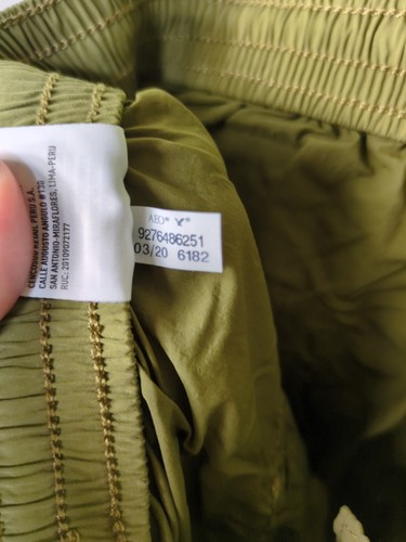 American Eagle Hiking Shorts Women's Medium Olive Green Nylon - Picture 9 of 9