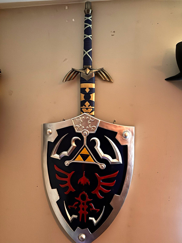 Legend of Zelda, master sword with matching shield