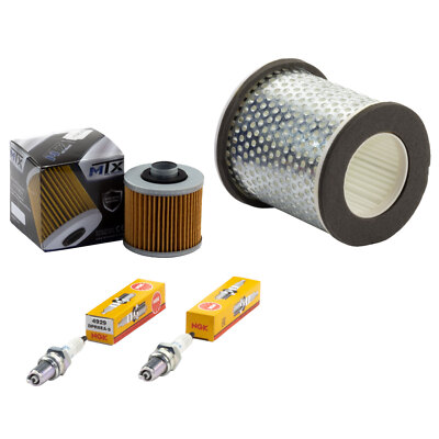 Set Wartung für Yamaha TDM 850 TDM850 1991-2001 Luftfilter Ölfilter Zündkerzen