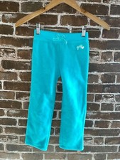 NWT BABY GAP BLUE TEAL FLEECE SWEAT JOGGING PANTS TODDLER GIRLS 5 YEARS 5T HEART