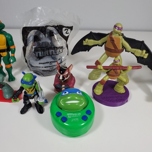TMNT Lot of 9 Action Figures Mixed Toys Fast Food Teenage Mutant Ninja Turtles - Bild 3 von 6
