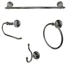 ARISTA Annchester Collection 4 Piece Bathroom Accessory Set in Chrome