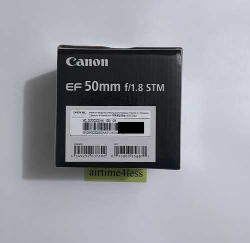 *NEW* Canon EF 50 EF50 1.8 50mm F/1.8 STM Lens for EOS DSLR Camera