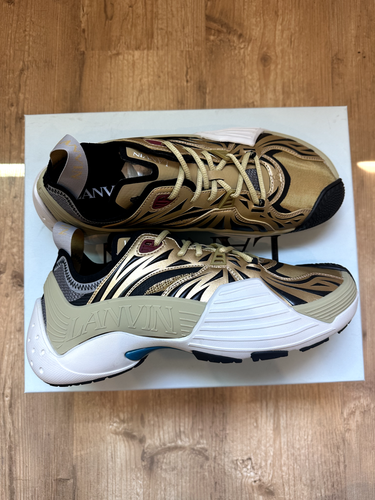 Lanvin Flash-X Sneakers 'Gold' | Mens 44