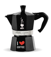 Bialetti Moka Express "I Love Coffee" Moka pot 0.13 L Black Aluminium 4986