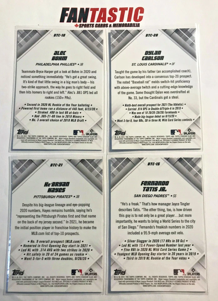 2021 Topps Stadium Club CHROME Beam Team Insert Card YOU PICK inc RC etc - Image 2 of 2