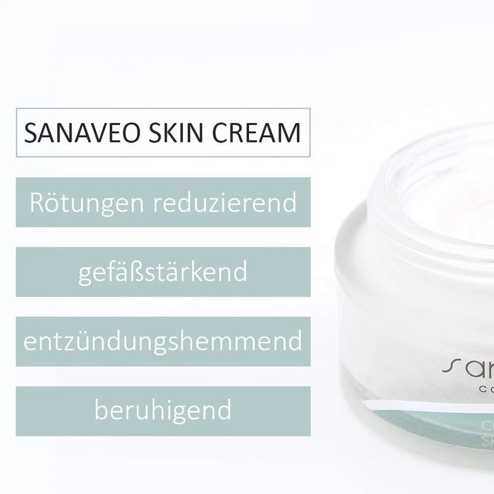 Sanaveo Couperose SkinCream 50ml | effektiv bei Couperose & sichtbaren Äderchen - Bild 2 von 4