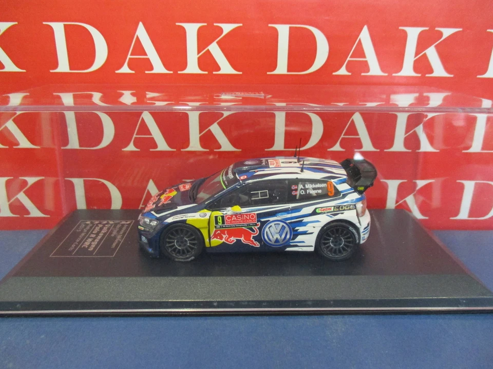 Die cast 1/43 Modellino Auto Volkswagen Polo R WRC Rally Monte Carlo 2015 Mikkel - Immagine 4 di 4