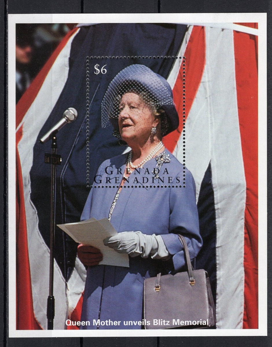 GRENADA GRENDINES-995 The 95th Anniversary of the Birth of Queen