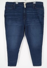 Madewell Women's 10" High Rise Skinny Jeans Dark Wash F4684 Size 37 New