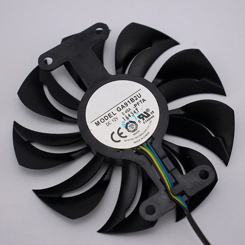 Für Dataland PowerColor RX480 RX470 470D 580 Grafikkarte Lüfter Cooler Lüfter - Bild 9 von 11
