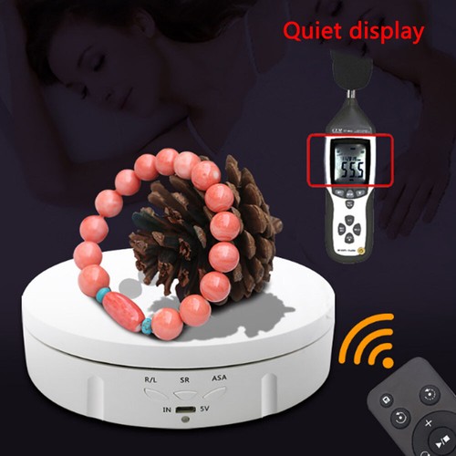 Remote Control Motorized Carousel USB Product Shooting Rotating Display Stand - Picture 4 of 16