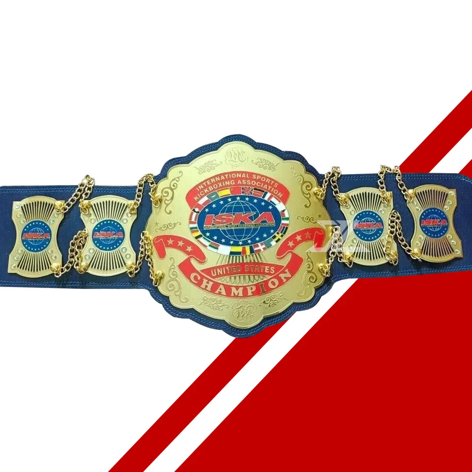 Cinturón Campeonato Mundial ISKA International Sport Kickboxing Association Adulto Foto 2 de 4