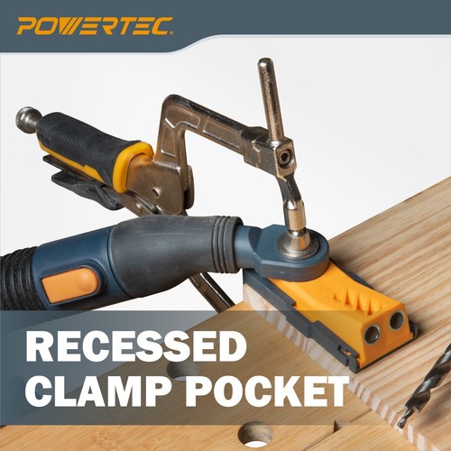 POWERTEC 71643 Twin Pocket Hole Jig for Woodworking - Picture 3 of 8