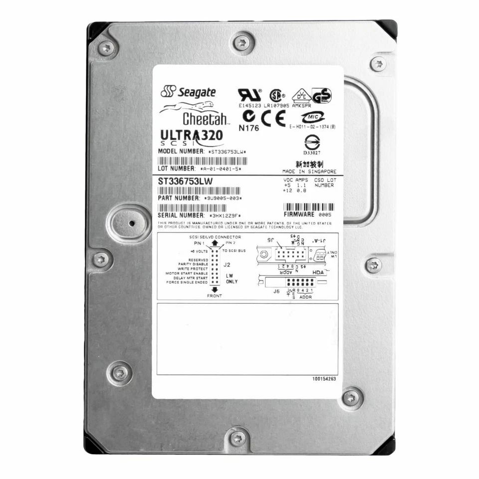 Hard Drive Seagate Cheetah ST336753LW 36GB 15000U/Min 8MB SCSI 68-PIN 3.5 " - Image 3 of 3