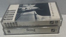 Sting Cassette Tape Lot 2x Nothing Like the Sun  The Dream of the Blue Turtles