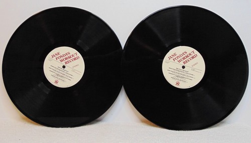 Jane Fonda's Workout Record - 1981 Columbia CX2 38054 Double Vinyl LP VG+ - Picture 4 of 7