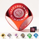15-in-1 Single D6 Cube Polyhedral Dice Set - Red Omni Dice DnD RPG Table Game