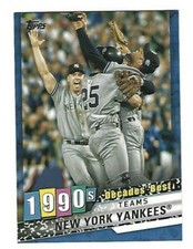 2020 Topps Decades' Best Series 2 Blue New York Yankees