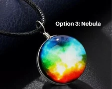 Galaxy Pendant - Glow in the Dark - The Universe Awaits (4 options)