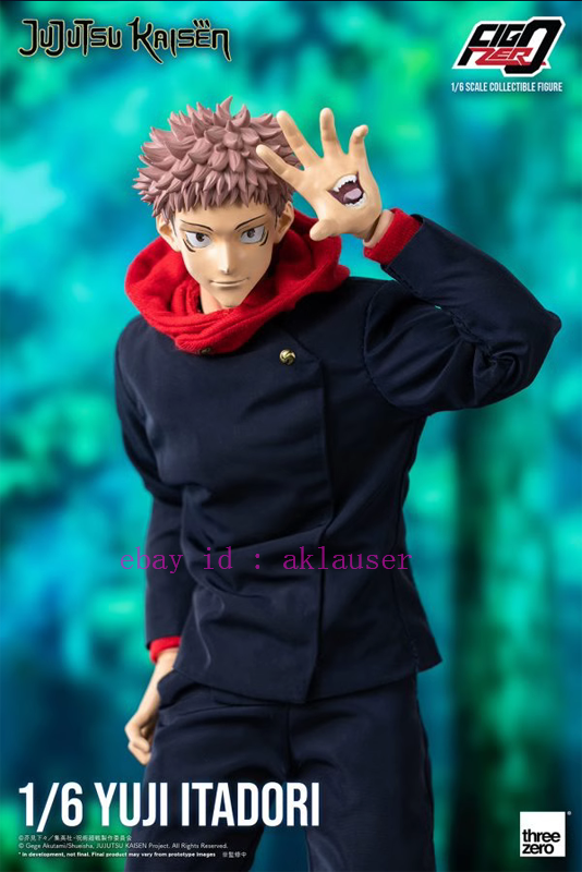 Threezero 3z03740m0 1/6 Jujutsu Kaisen Itadori Yuji Action Figure