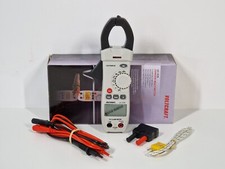 VOLTCRAFT VC-519 Stromzange Digital – CAT III 600V, LED-Taschenlampe, Temperaturmessung Mit Typ-K-Fühler