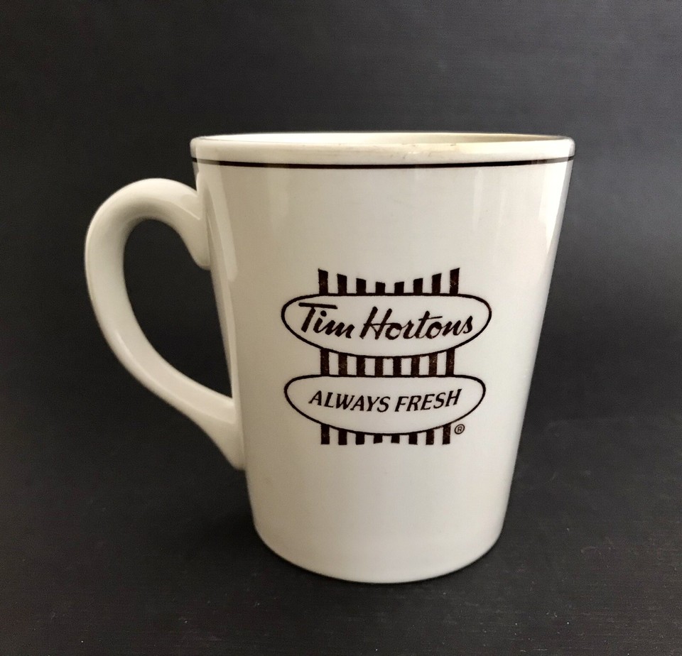 TIM HORTONS Always Fresh Coffee Tea Mug Cup Ceramic STEELITE England