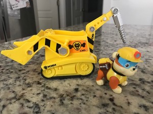 paw patrol rubble diggin bulldozer