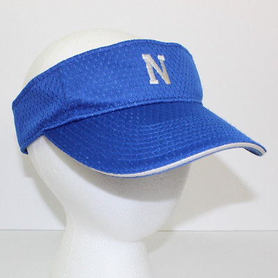 Otto Visor Hat Cap Blue Hook & Loop Embroidered N