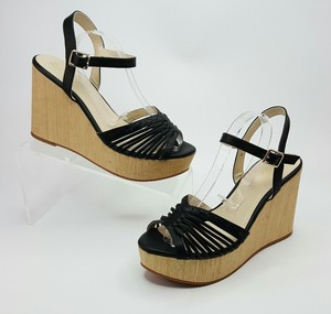 seychelles black wedges