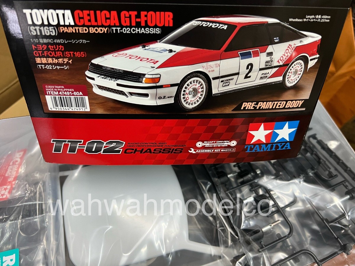 Tamiya 47491 1/10 RC Car TT-02 Toyota Celica GT-Four ST165 Tamiya 47491 1/10 RC Car TT-02 Toyota Celica GT-Four ST165