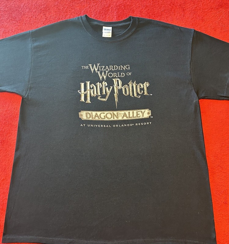 Wizarding World Of Harry Potter Grand Opening Black T Shirt Team Member Diagon