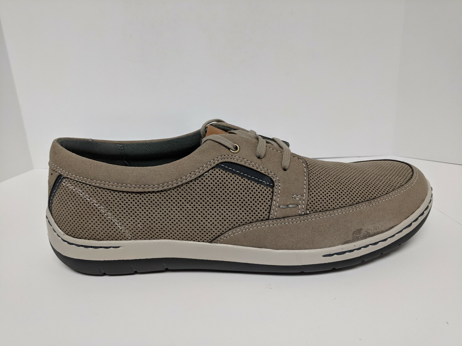 Dunham Fitswift Casual Sneaker, Stone 