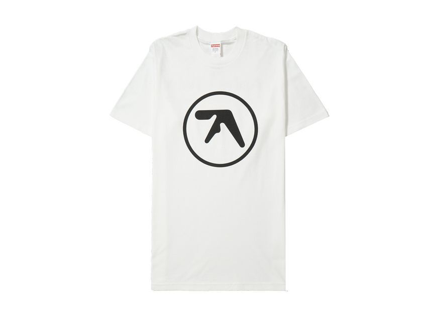 ウェア Supreme Aphex Twin Ambient Works SUPREME SS25 APHEX TWIN AMBIENT WORKS TEE BLACK WHITE M-XL